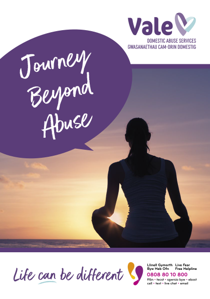 ValeDAS journey beyond abuse leaflet