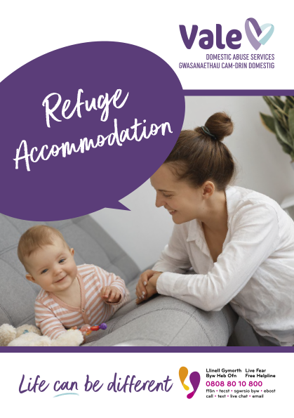 ValeDAS refuge accommodation leaflet