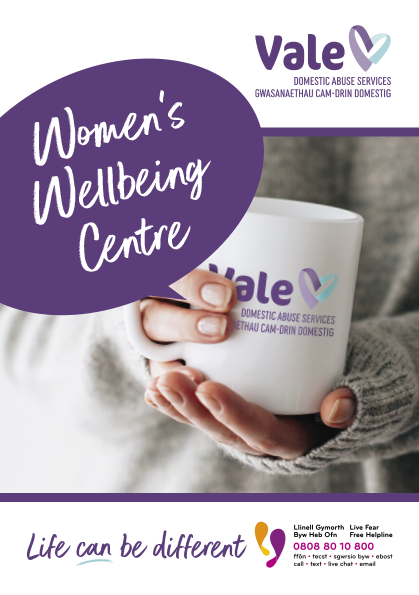 ValeDAS womens wellbeing centre leaflet